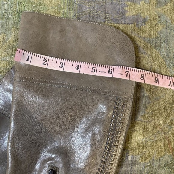 Vince Camuto Pedra Over The Knee Wide Calf Leather Zip Boots Size 7.5 - Picture 10 of 13